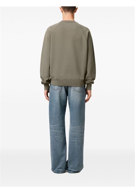 adc sweatshirt unisex smoke grey AMI PARIS | USW074.7470953